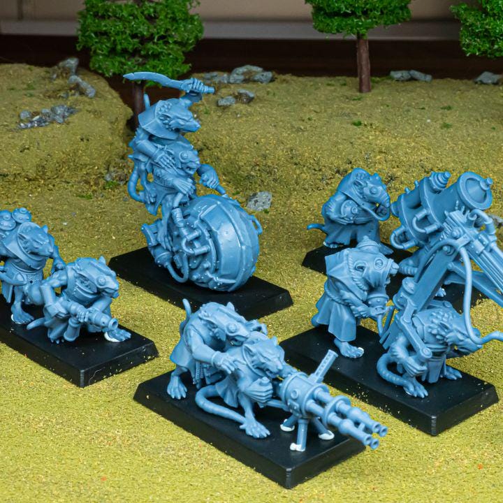 Sewer Vermin Heavy Weapons Teams Highland Miniatures Various Scales (US tariffs are pre-paid by us)