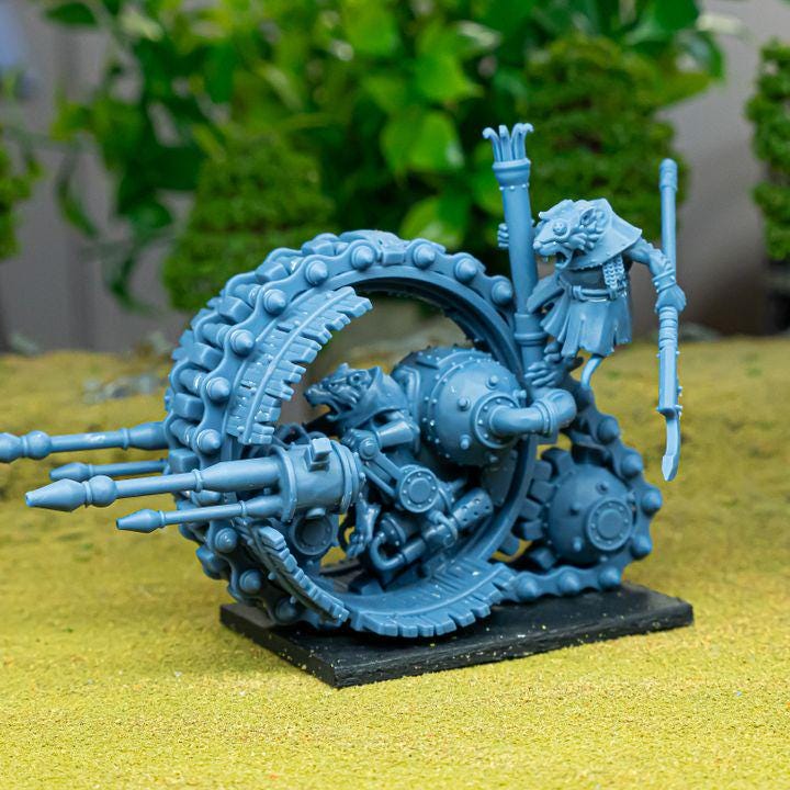 Sewer Vermin Wheeled Engine Highland Miniatures Various Scales (US tariffs are pre-paid by us)