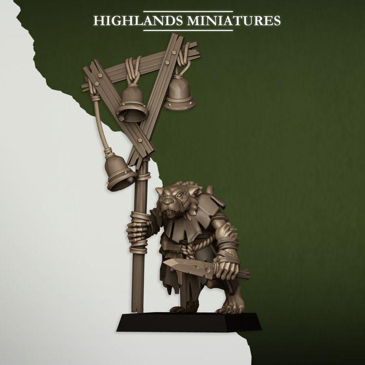 Sewer Vermin Acolytes 10 models Highland Miniatures Various Scales (US tariffs are pre-paid by us)