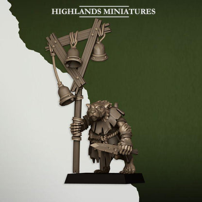 Sewer Vermin Acolytes 10 models Highland Miniatures Various Scales (US tariffs are pre-paid by us)