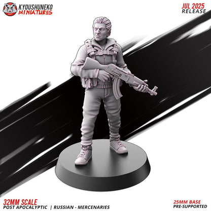 Post Apocalyptic Mercenaries Squad (6 models) Various Scales SF Wargaming (US tariffs are pre-paid by us)