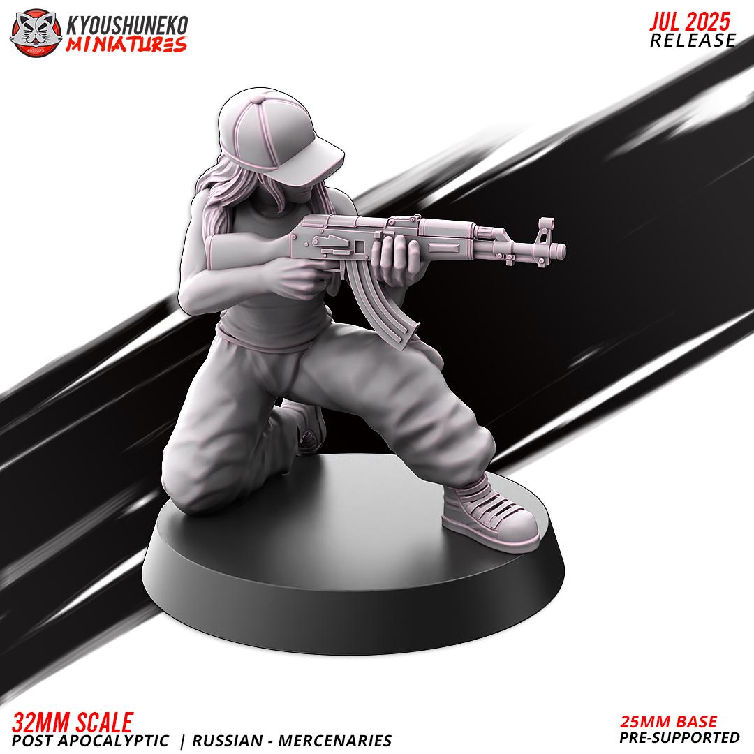 Post Apocalyptic Mercenaries Squad (6 models) Various Scales SF Wargaming (US tariffs are pre-paid by us)