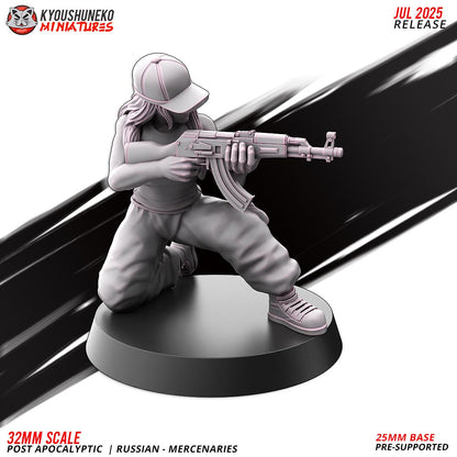 Post Apocalyptic Mercenaries Squad (6 models) Various Scales SF Wargaming (US tariffs are pre-paid by us)