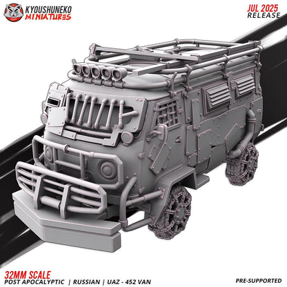 Post Apocalyptic Russian UAZ 4552 Van Various Scales SF Wargaming (US tariffs are pre-paid by us)