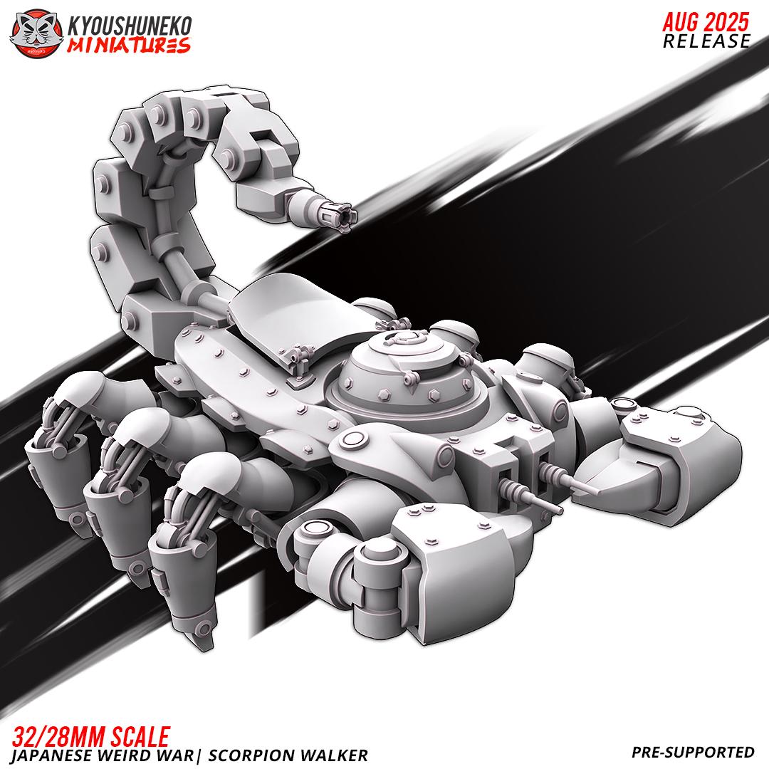 WWII Weird War IJA Japanese Scorpion Walker Various Scales Historical Wargaming (US tariffs are pre-paid by us)