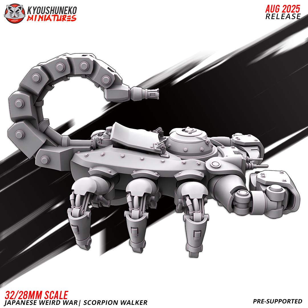 WWII Weird War IJA Japanese Scorpion Walker Various Scales Historical Wargaming (US tariffs are pre-paid by us)