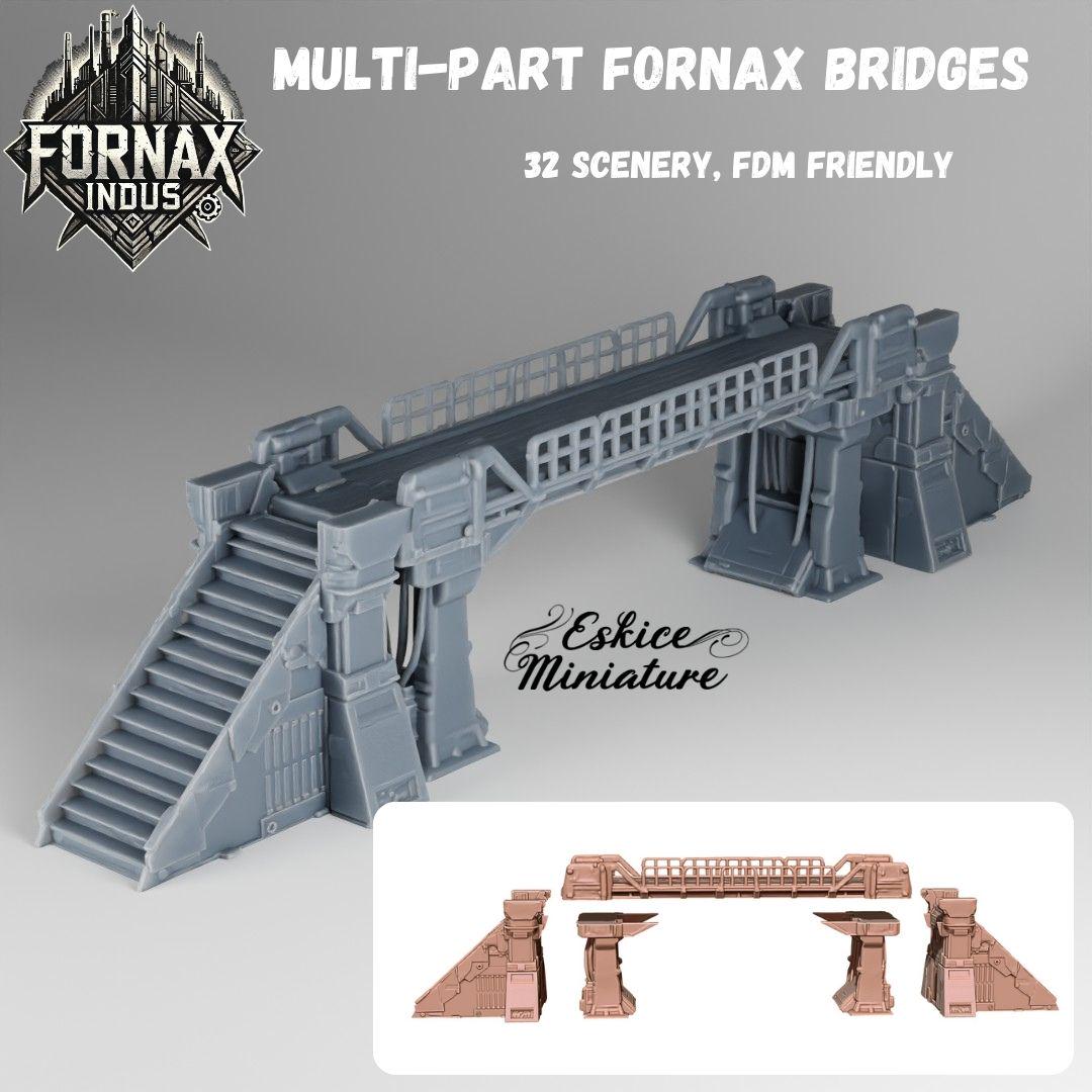 Wargaming Terrain Multipart Bridge Set Various Scales SF Wargaming (US tariffs are pre-paid by us)