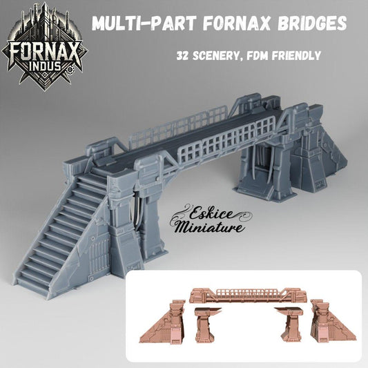 Wargaming Terrain Multipart Bridge Set Various Scales SF Wargaming (US tariffs are pre-paid by us)