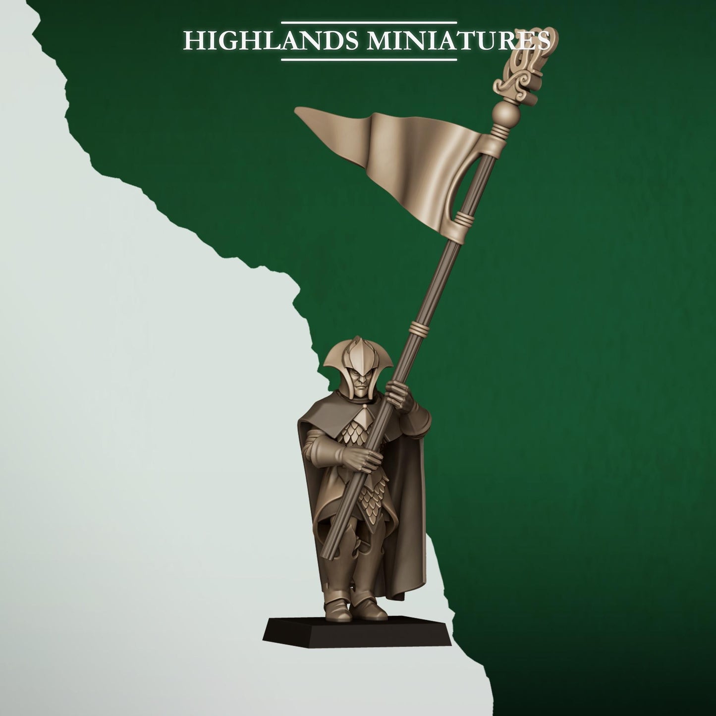 Fantasy Wargaming Feral Elves Axmen Unit with Command Group 10 models Highland Miniatures Various Scales (US tariffs are pre-paid by us)