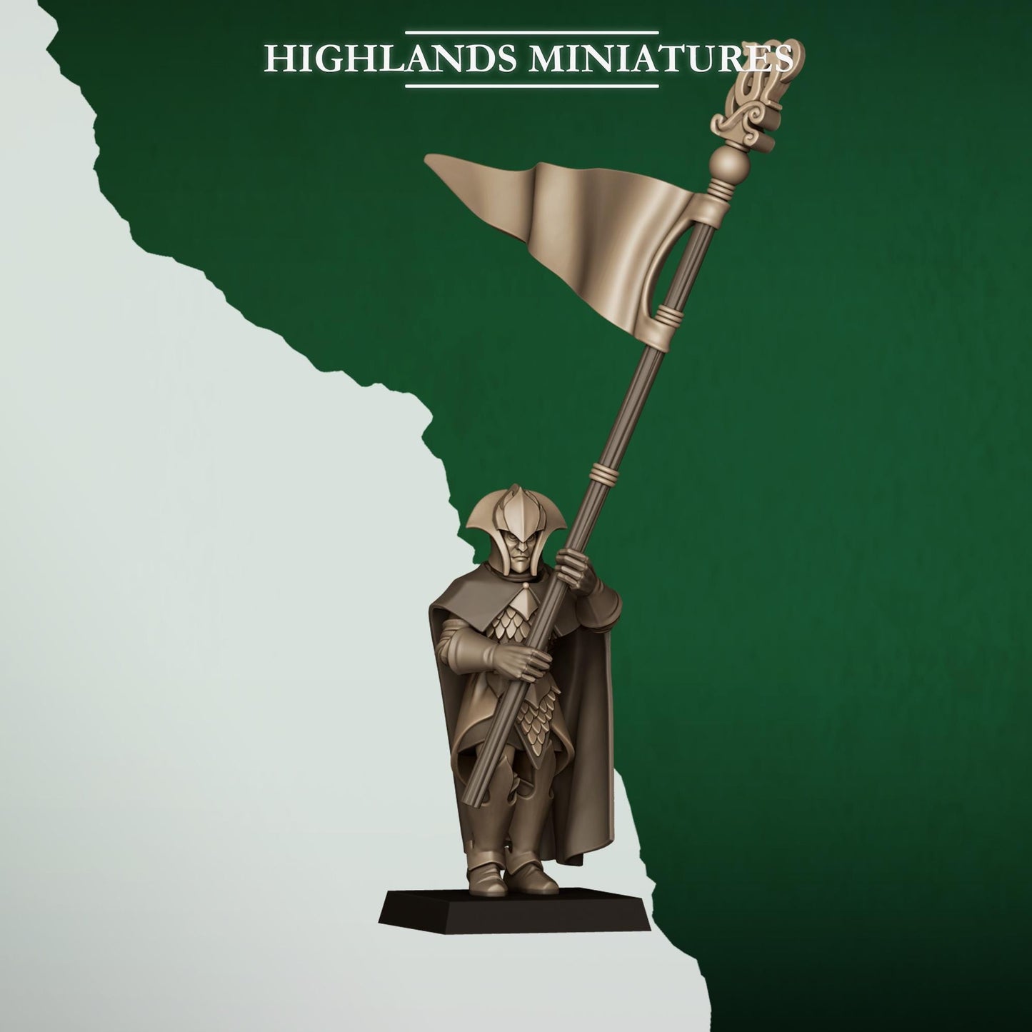 Fantasy Wargaming Feral Elves Axmen Unit with Command Group 10 models Highland Miniatures Various Scales (US tariffs are pre-paid by us)