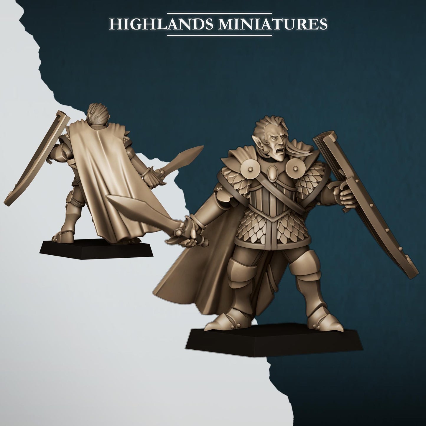 Aegean Elf Prince Highland Miniatures Hero Various Scales (US tariffs are pre-paid by us)