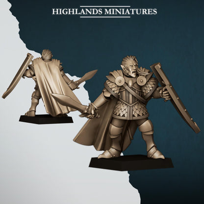 Aegean Elf Prince Highland Miniatures Hero Various Scales (US tariffs are pre-paid by us)