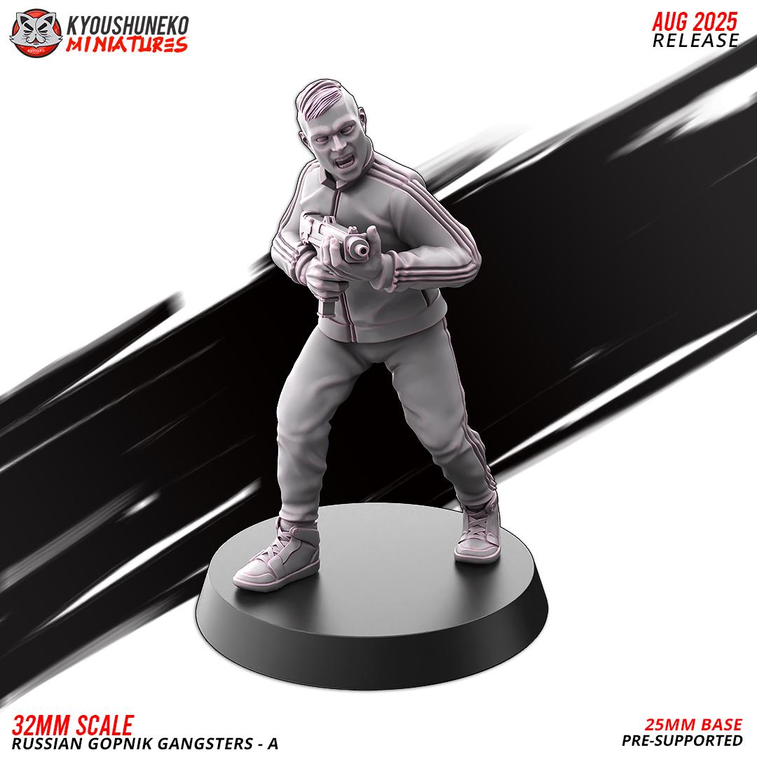 Modern Warfare Post Apocalyptic Russian Gopnik Gangsters Set (12 models) Various Scales Historical Wargaming (US tariffs are pre-paid by us)