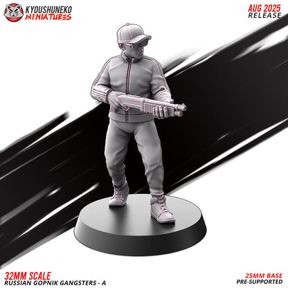 Modern Warfare Post Apocalyptic Russian Gopnik Gangsters Set (12 models) Various Scales Historical Wargaming (US tariffs are pre-paid by us)