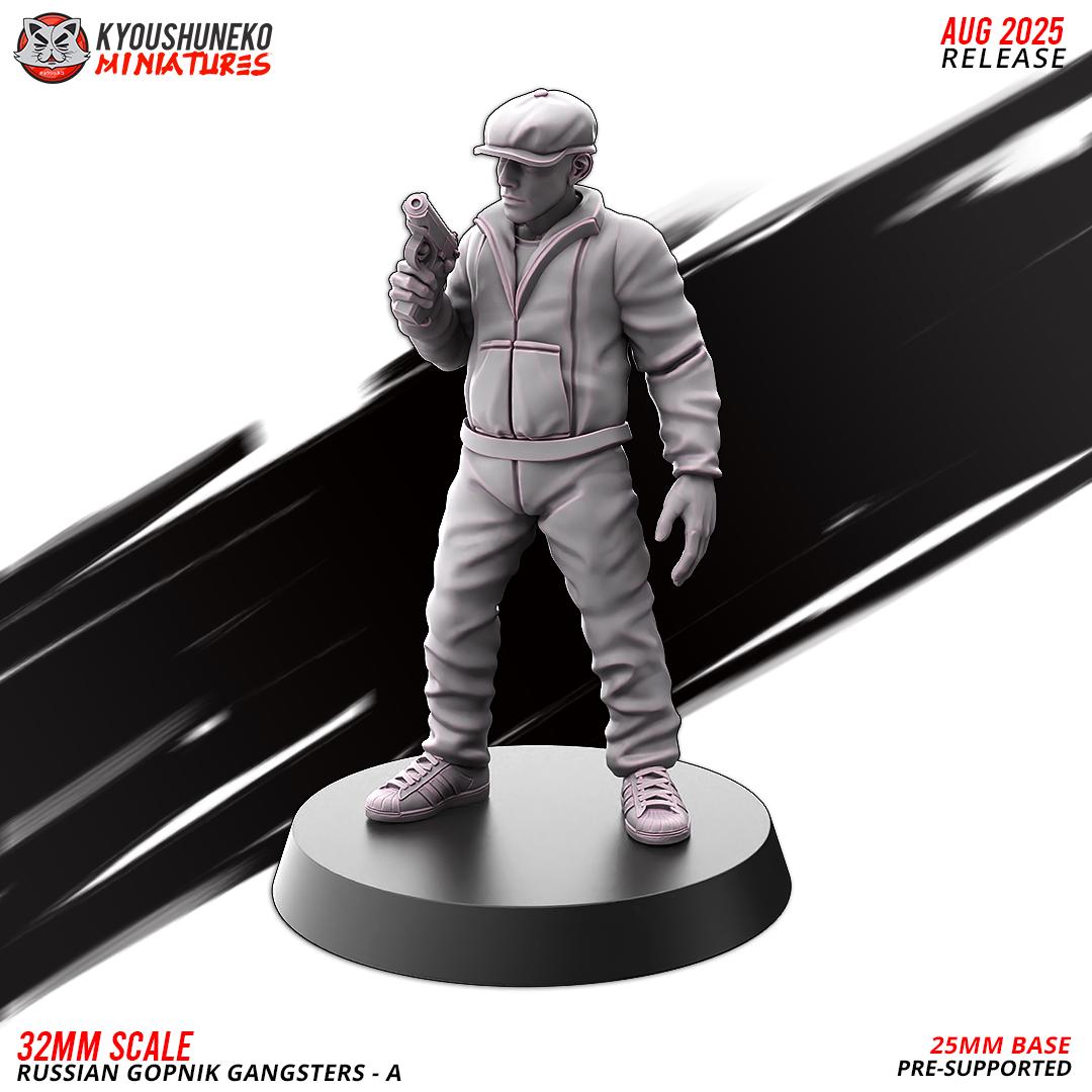 Modern Warfare Post Apocalyptic Russian Gopnik Gangsters Set (12 models) Various Scales Historical Wargaming (US tariffs are pre-paid by us)