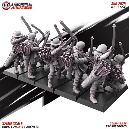 Ancient Chinese Cathay Ordo Luminis Archers Unit (10 models) Various Scales Historical Wargaming (US tariffs are pre-paid by us)