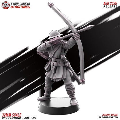 Ancient Chinese Cathay Ordo Luminis Archers Unit (10 models) Various Scales Historical Wargaming (US tariffs are pre-paid by us)