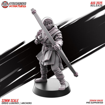 Ancient Chinese Cathay Ordo Luminis Archers Unit (10 models) Various Scales Historical Wargaming (US tariffs are pre-paid by us)
