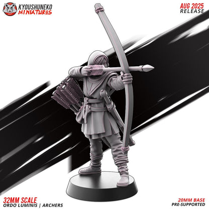 Ancient Chinese Cathay Ordo Luminis Archers Unit (10 models) Various Scales Historical Wargaming (US tariffs are pre-paid by us)