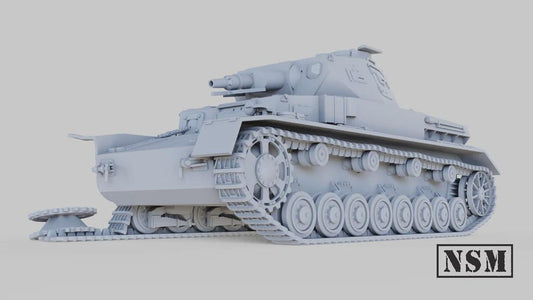 WWII German Destroyed Panzer IV D Tank Various Scales Historical Wargaming (US tariffs are pre-paid by us)