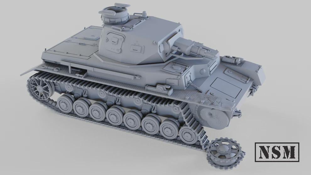 WWII German Destroyed Panzer IV D Tank Various Scales Historical Wargaming (US tariffs are pre-paid by us)