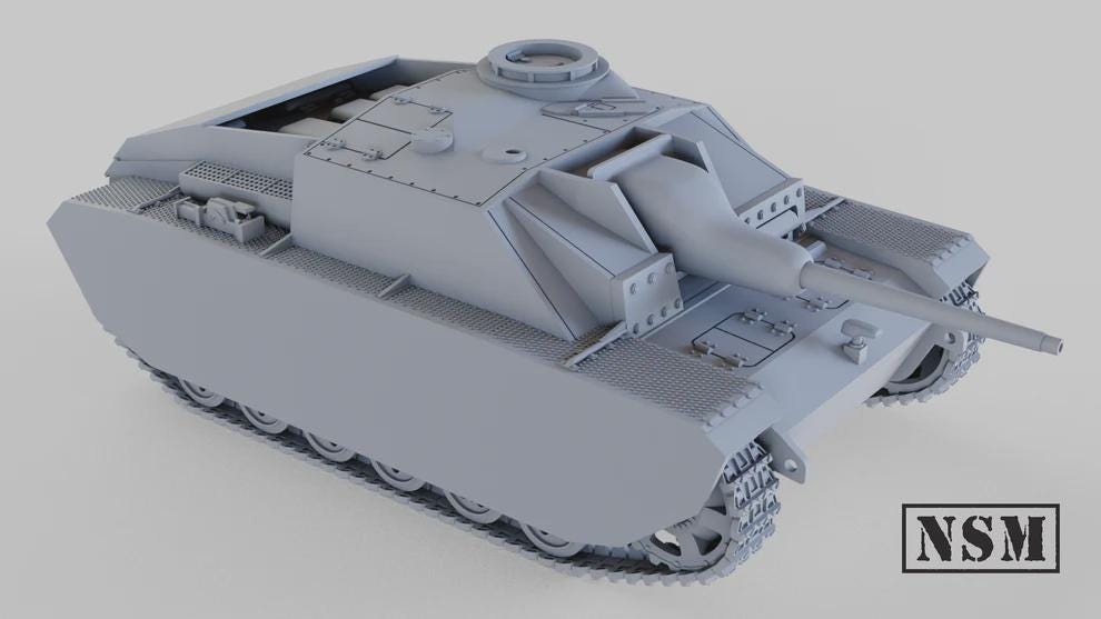 WWII German Ersatz M7 Tank Various Scales Historical Wargaming (US tariffs are pre-paid by us)