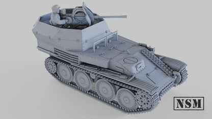 WWII German Flakpanzer 38(t) Tank with Crew Various Scales Historical Wargaming (US tariffs are pre-paid by us)