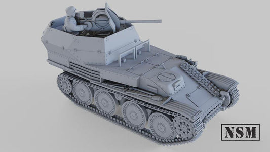 WWII German Flakpanzer 38(t) Tank with Crew Various Scales Historical Wargaming (US tariffs are pre-paid by us)