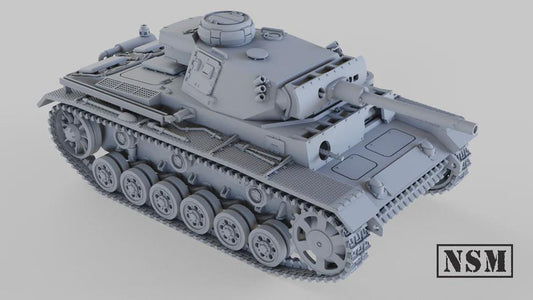 WWII German Flammpanzer III Ausf M Tank Various Scales Historical Wargaming (US tariffs are pre-paid by us)