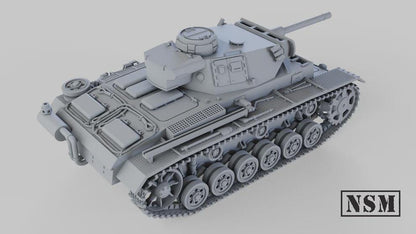 WWII German Flammpanzer III Ausf M Tank Various Scales Historical Wargaming (US tariffs are pre-paid by us)