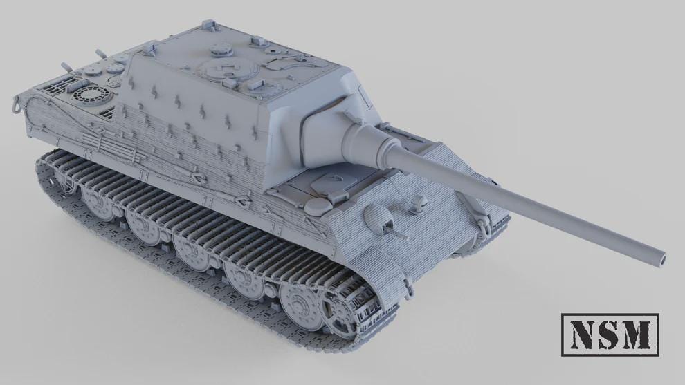 WWII German Jagdpanther G2 Tank Destroyer Various Scales Historical Wargaming (US tariffs are pre-paid by us)