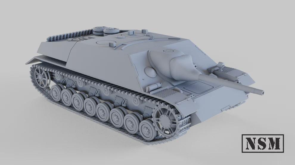 WWII German Jagdpanzer IV 7.5cm Pak L48 Tank Destroyer Various Scales Historical Wargaming (US tariffs are pre-paid by us)