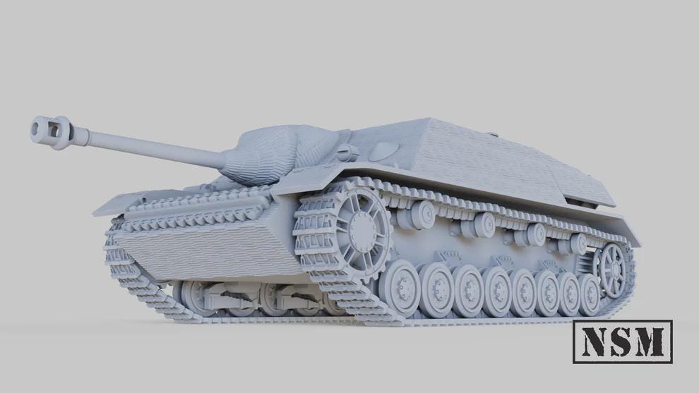 WWII German Jagdpanzer IV 7.5cm Pak L48 Tank Destroyer Various Scales Historical Wargaming (US tariffs are pre-paid by us)