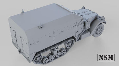 WWII US M3 Halftrack Command Variant Various Scales Historical Wargaming (US tariffs are pre-paid by us)