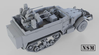 WWII Soviet M17 Quad HMG Halftrack Various Scales Historical Wargaming (US tariffs are pre-paid by us)