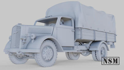 WWII German Opel Blitz (1 model) Various Scales Historical Wargaming (US tariffs are pre-paid by us)