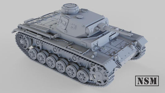 WWII German Panzer III Ausf H Various Scales Historical Wargaming (US tariffs are pre-paid by us)