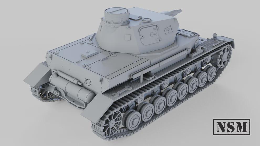 WWII German Panzer IV Ausf A Various Scales Historical Wargaming (US tariffs are pre-paid by us)