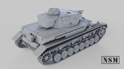 WWII German Panzer IV Ausf E Various Scales Historical Wargaming (US tariffs are pre-paid by us)