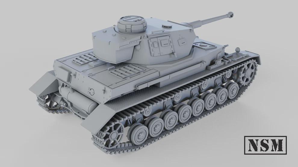 WWII German Panzer IV Ausf F2 Various Scales Historical Wargaming (US tariffs are pre-paid by us)