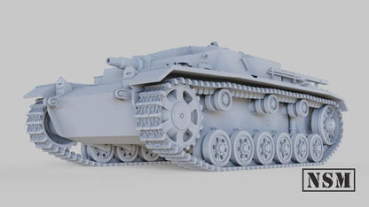 WWII German Stug III Ausf C/D Assault Gun Various Scales Historical Wargaming (US tariffs are pre-paid by us)