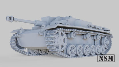 WWII German Stug III Ausf F Assault Gun Various Scales Historical Wargaming (US tariffs are pre-paid by us)