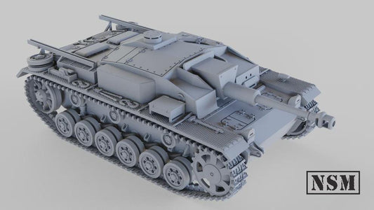 WWII German Stug III Ausf F Assault Gun Various Scales Historical Wargaming (US tariffs are pre-paid by us)