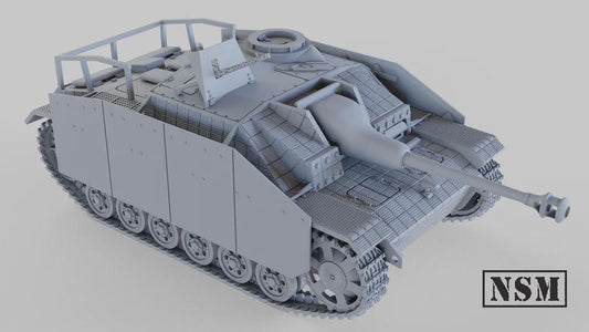 WWII German Stug III Ausf G Waffle Pattern Zimmerit Assault Gun Various Scales Historical Wargaming (US tariffs are pre-paid by us)