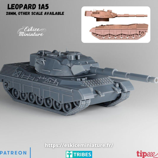 Modern Warfare French Leopard 1A5 Main Battle Tank Various Scales Historical Wargaming (US tariffs are pre-paid by us)