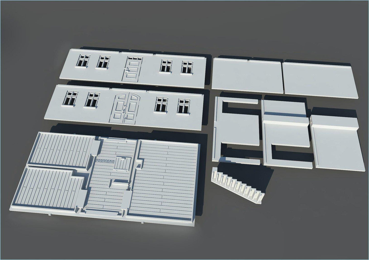 Wargaming Terrain Village Manor Various Scales Historical Wargaming (US tariffs are pre-paid by us)