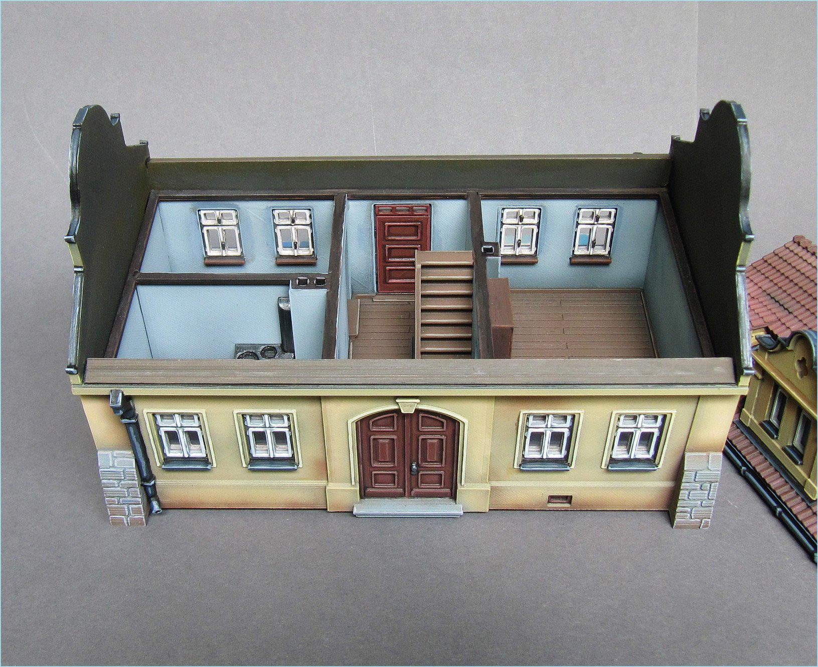 Wargaming Terrain Village Manor Various Scales Historical Wargaming (US tariffs are pre-paid by us)