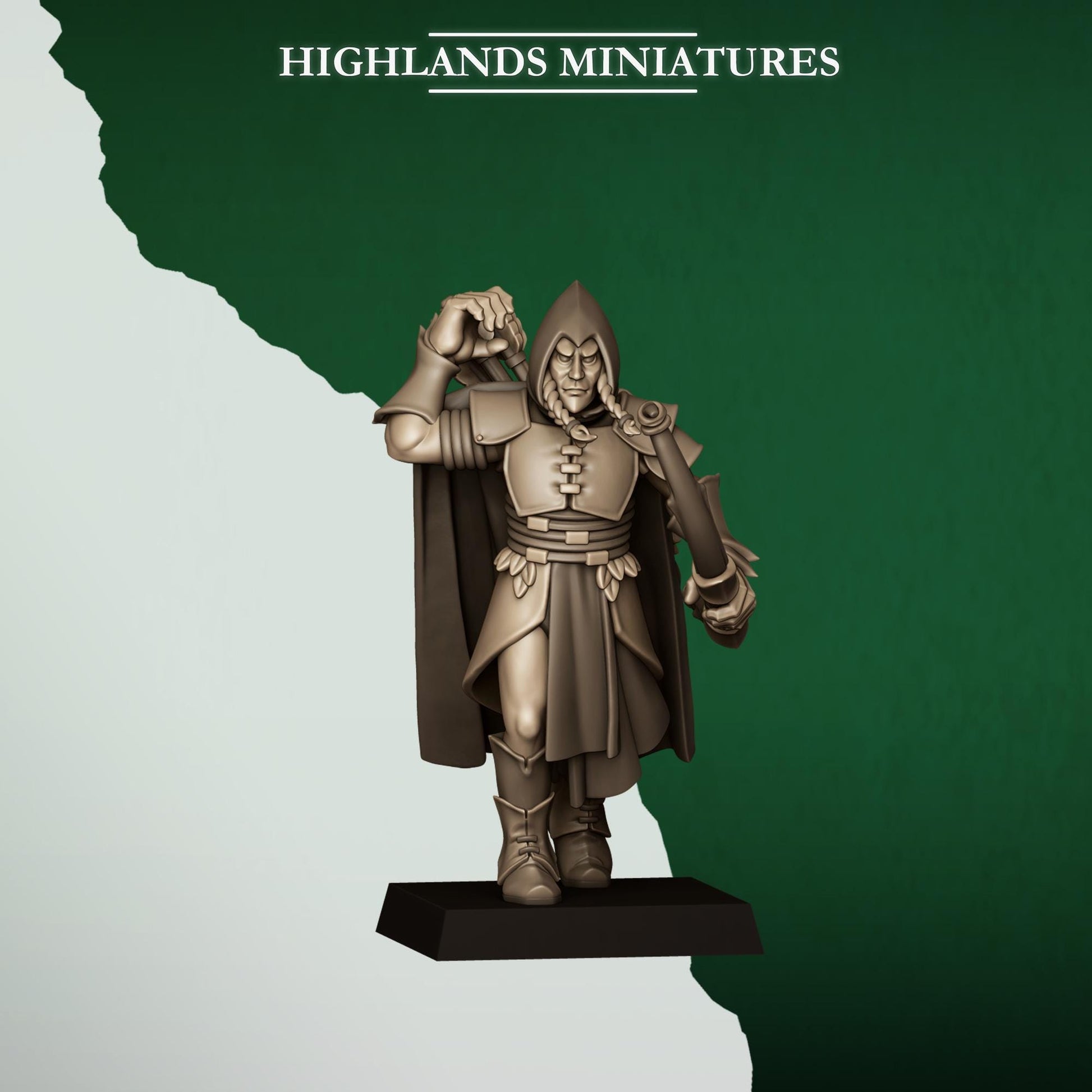 Fantasy Wargaming Feral Elves Archers Unit with Command Group 10 models Highland Miniatures Various Scales (US tariffs are pre-paid by us)