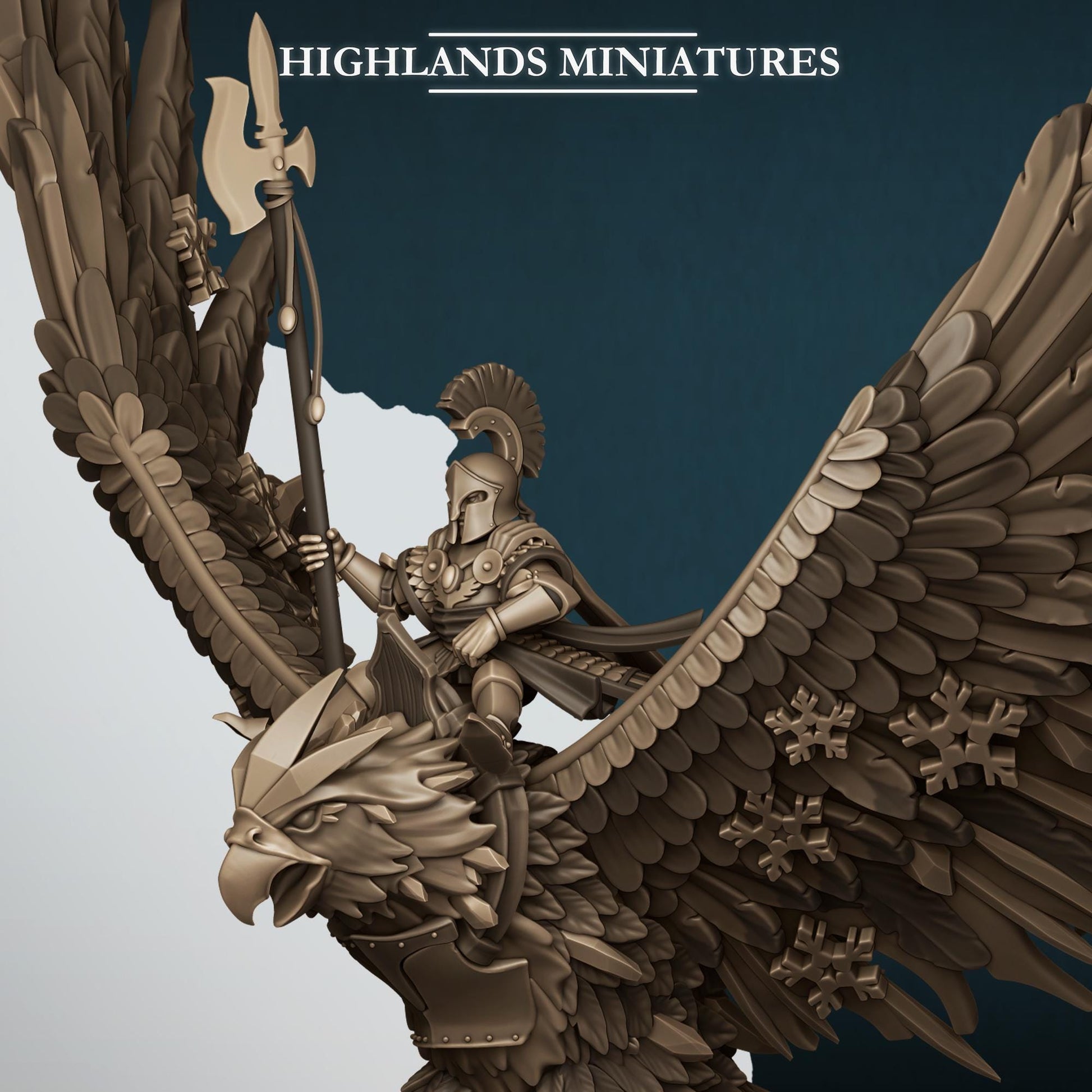 Fantasy Wargaming Aegean Elves Fenix Fire and Ice with Lord Highland Miniatures Hero Various Scales