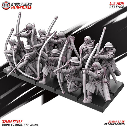 Ancient Chinese Cathay Ordo Luminis Archers Unit (10 models) Various Scales Historical Wargaming (US tariffs are pre-paid by us)